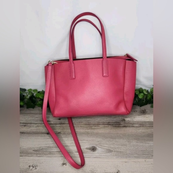 Marc Jacobs Vibrant Pink Leather Tote - Picture 10 of 12